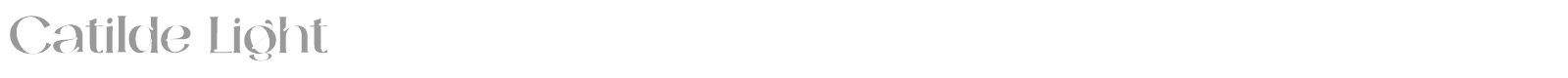Catilde font preview